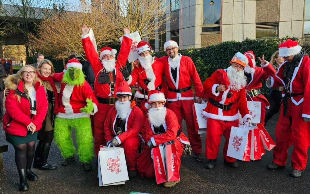 Santa Event 2023: Spreading Joy and Cheer in Hammersmith with Wates and NHG