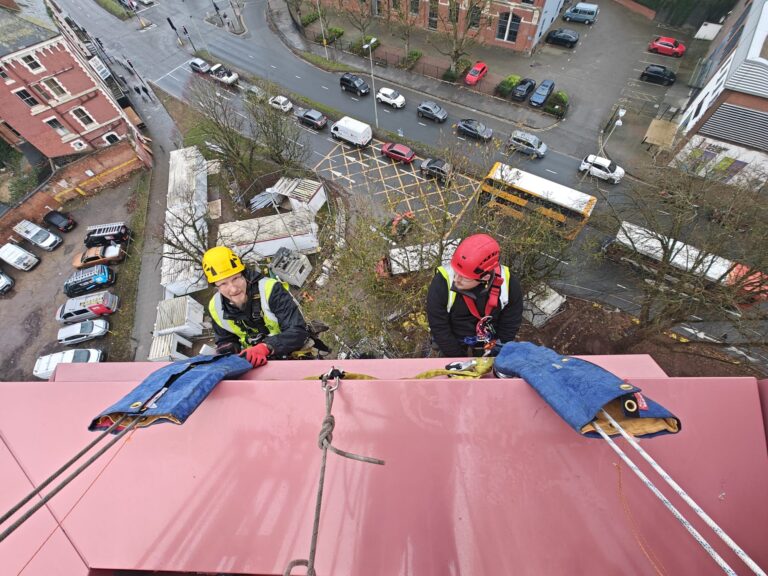 New cladding installation in Gloucester
