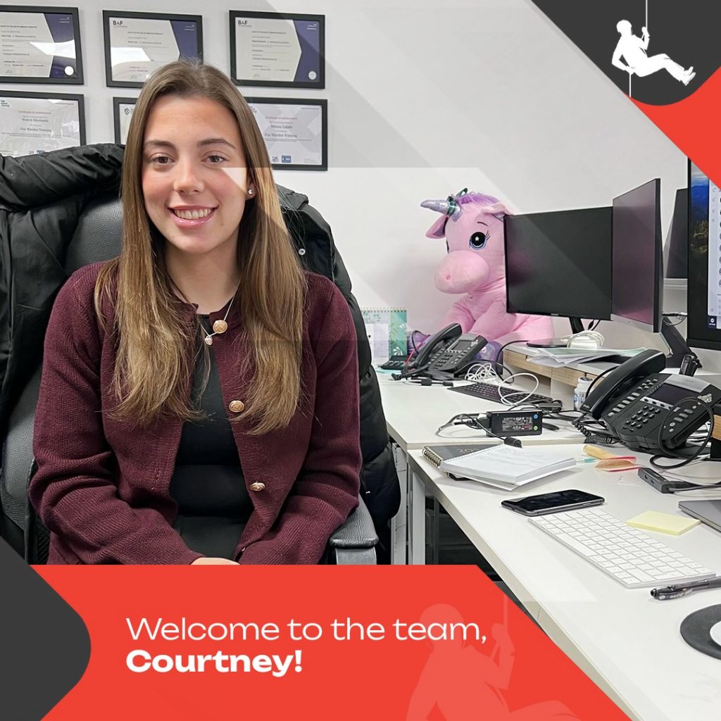 Welcome to the team, Courtney!