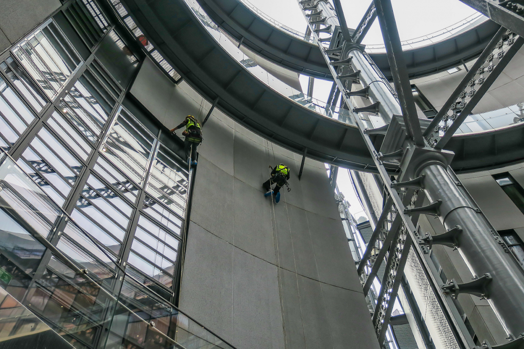 Silo Plate Repair & Silo Maintenance With Rope Access