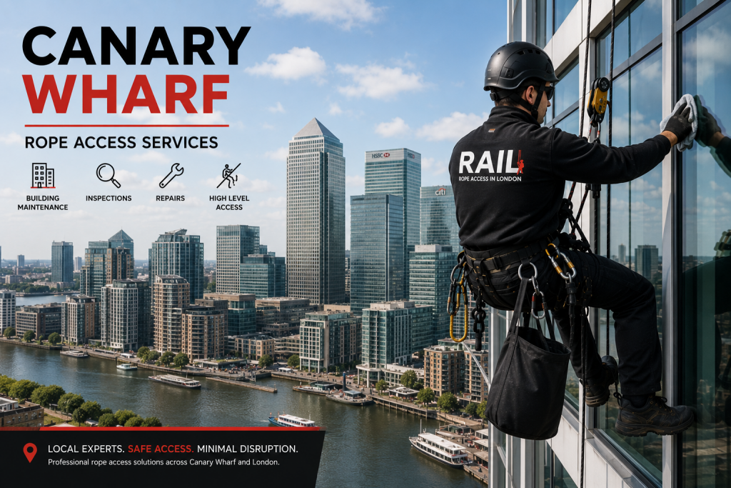 Rope Access Services in Canary Wharf